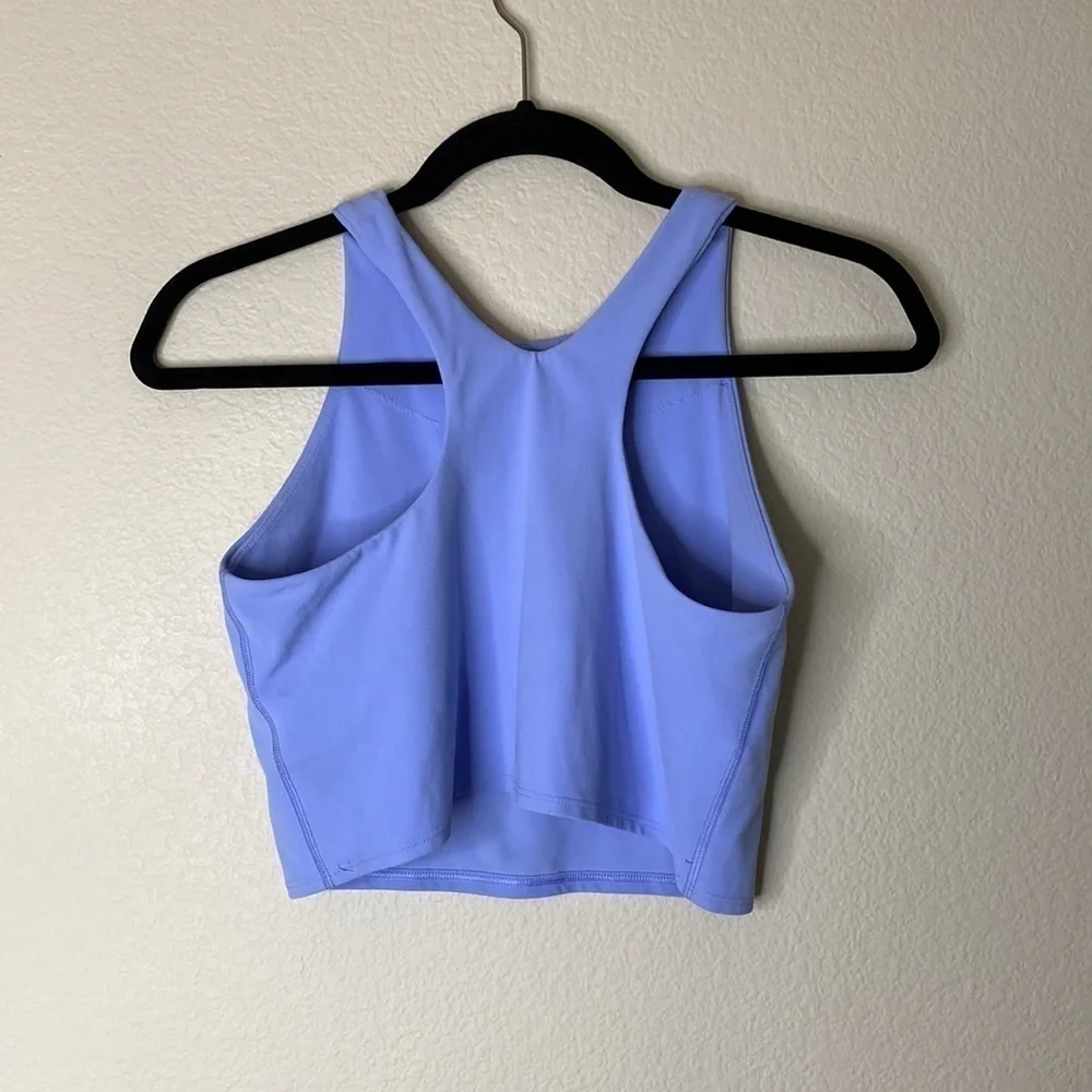 Athleta bra conscious crop tank women’s medium lavender EUC